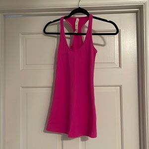 lulu lemon tank top! HOT PINK size 2